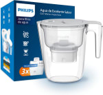 Philips Water Filtro de jarra + 3 cartuchos de filtro de repuesto por 15.36€