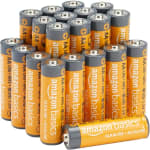 Amazon Basics 20-Pack AA 1.5V Alkaline Batteries for £5.84