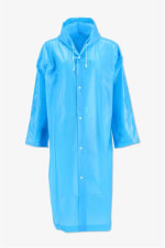 Blauwe poncho voor €2,40 bij Bel&Bo