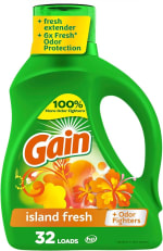 Detergente Gain Island Fresh 1.3L por $95 | Oferta Amazon
