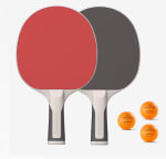 Set de raquette de ping pong résistantes + 3 balles à 14,99€