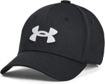 Under Armour Boy's Ua Blitzing Adj Cap - Black/White - Size M