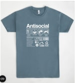 T-Shirt Graphique Pampling Antisocial Label de Dr.Monekers à 9,99€