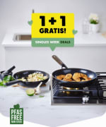 1+1 gratis op geselecteerde Greenpan artikelen bij Greenpan
