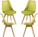 Pack de 4 Sillas Synk Basic Verde Claro por 98,95€