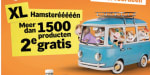 Hamsteren bij Albert Heijn met heel veel producten de 2de gratis