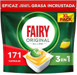 171 cápsulas Fairy Original Todo En Uno lavavajillas por 24.49€