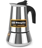 Orbegozo KFI 460 , Cafetera italiana inducción , 4 tazas por 8.65€
