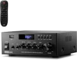 Moukey Power Audio Amplifier, 2.0 Channel Stereo Receivers with Bluetooth 5.3, Full