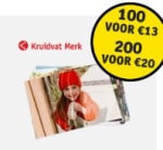 Fotoafdrukken 10x15cm: 100 voor €13, 200 voor €20 bij kruidvat