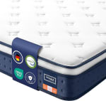 VASAGLE Matras pocketveringmatras 160 x 200 x 20 cm