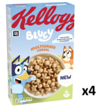 4 unidades de KELLOGG'S Bluey cereales de desayuno paquete 350 g por 9.57€