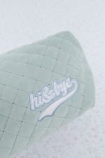 Neceser terciopelo logo bordado verde por 5.94€