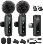 Micrófono Lavalier inalámbrico iPhone, teléfono Android, Paquete 2 Mini por 16.09€