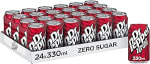 Dr Pepper Zero 24 Pack Cans for £6.10 with Voucher & S&S