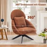 Fauteuil Lounge Pivotant 360° Ckaff au prix de 81,42€