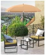 Songmics sombrilla 200cm topo/beige por 22,24€