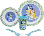 5 piezas Bluey plato, cuenco, vaso y cubiertos por solo 5.67€