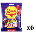 6 x Chupa Chups de colores Zungen-Maler bolsa 120g por 5.94€