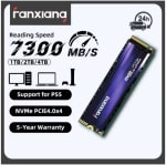 SSD interne M.2 NVMe Fanxiang S880 - 1 To, TLC, PCIe 4.0, 7300 Mo/s à 128,39€