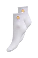 Calcetines ONLY blanco con naranja por 1,99€