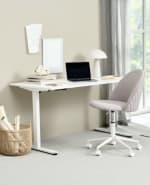 Verstelbaar bureau SVANEKE 80x160 wit voor €229 bij Jysk