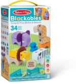 Melissa & Doug Blockables Safari Play Set (34 Stuks) voor €5,69 bij Bol