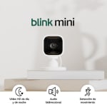 Blink Mini Cámara de seguridad inteligente compacta, interior, cableada por 14.99€