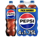 Pepsi Refresco de cola en pack de 4 botellas de 1,75 l por 4,26€