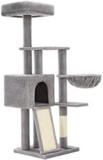 Feandrea Árbol para Gatos, Torre de Juegos, Altura 134 cm por 31.44€