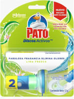 Pato Discos Activos Gel Limpiador Inodoro Lima Fresca por $18 en Amazon
