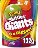 Skittles Giants Sweets Bag 132g for £0.95
