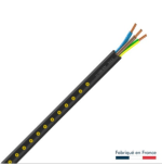 Câble électrique 3G 2.5 mm² U1000R2V, L.50 m noir à 59,90€