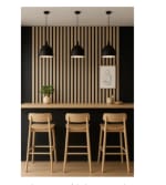 Lot de 3 Panneau Acoustique Décoratif Ecowall Acoustic chêne cérusé 91 à 46,68€