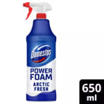 Domestos Power Foam Bathroom Cleaner Spray 650ml 3 Pack for £5