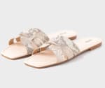 Sandalias con tiras de Mujer TEX color beige natural por 6.99€