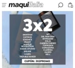 3X2 en Multimarcas en Maquillalia.