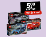 €5 korting op LEGO Speed Champions auto's met je Kruidvat kaart