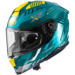 Casco integral Premier para motocicleta HYPER XR21 Azul Amarillo por 182€