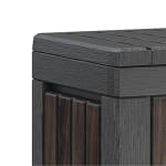 Keter Signature 190L Kentwood Outdoor Garden Storage Box - Rosewood