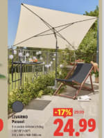Livarno parasol voor €24,99 bij Lidl