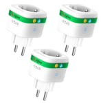 3 enchufes NOUS A7Z ZigBee Smart Socket con Monitorización de Energía por 27.42€