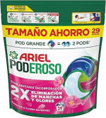 2 bolsas Ariel Pods PODEROSO Detergente lavadora capsulas 29 Lavados por 19.49€
