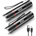 Blukar 2000L LED Rechargeable Torch [2 Pack] for £11.95