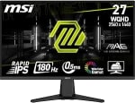 MSI MAG 275QF 27-Inch WQHD 2560x1440 Gaming Monitor - Rapid IPS, 180Hz, 0.5ms, HDR r