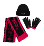 Set de Bufanda + Gorro + Guantes del Juego del Calamar por 13.10€.