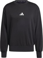 adidas Essentials Feelcozy Fleece Sweatshirt Men’s Black/White – Amazon Deal £12.58