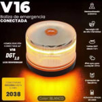 2026 Ultima versión Baliza Luz Emergencia Coche Homologado DGT por 25.39€