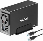 2 Bay USB-C RAID Hard Drive Enclosure with Fan Deal