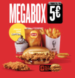 KFC Megabox 5 productos por tan solo 5€